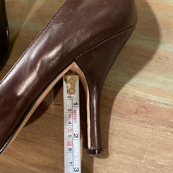 Chocolate Brown Enzo Angiolini heels - Picture 3 of 11